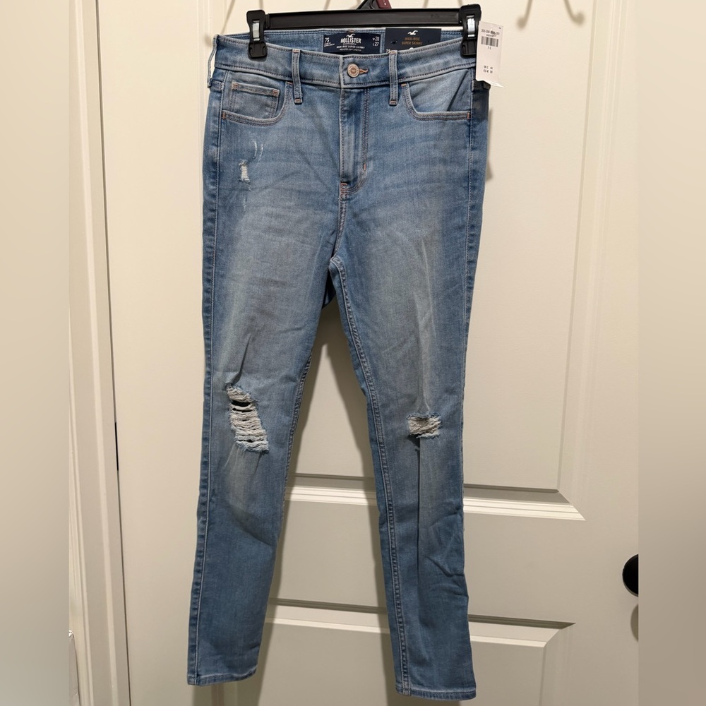 Hollister high rise super skinny jeans size 7S